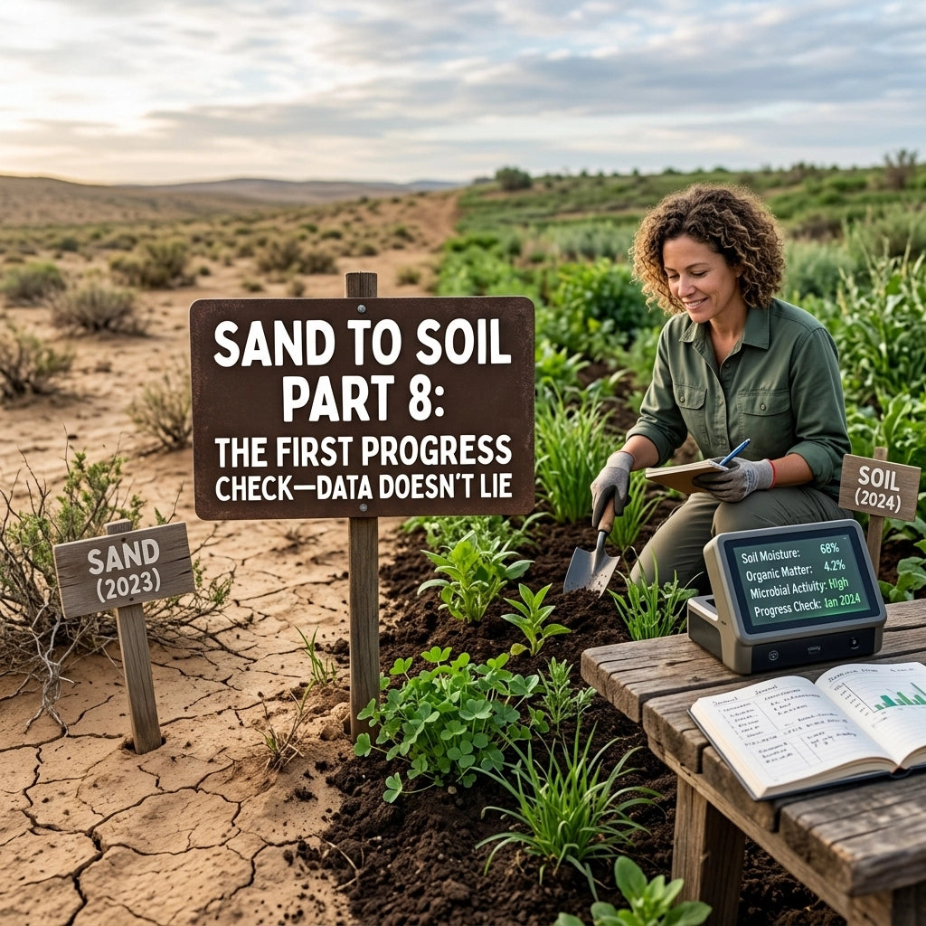 Sand to Soil Part 8: The First Progress Check, Data Doesn't Lie