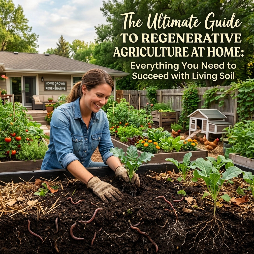 The Ultimate Guide to Regenerative Agriculture at Home: Everything You Need to Succeed with Living Soil