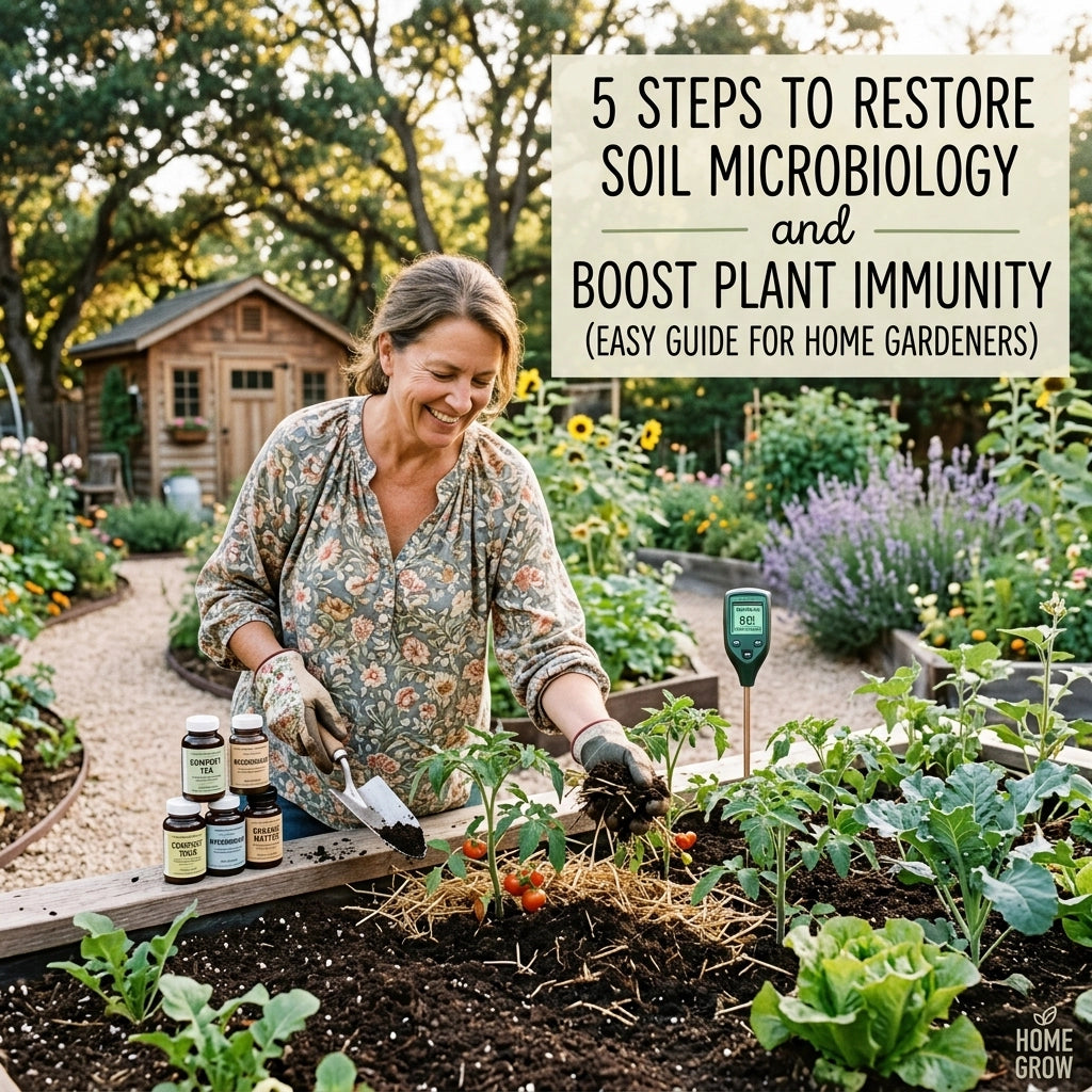 5 Steps How to Restore Soil Microbiology and Boost Plant Immunity (Easy Guide for Home Gardeners)