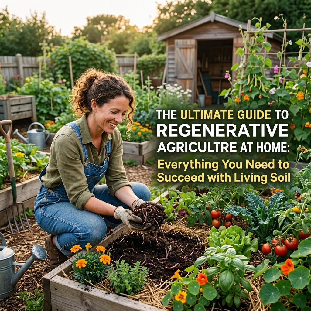 The Ultimate Guide to Regenerative Agriculture at Home: Everything You Need to Succeed with Living Soil