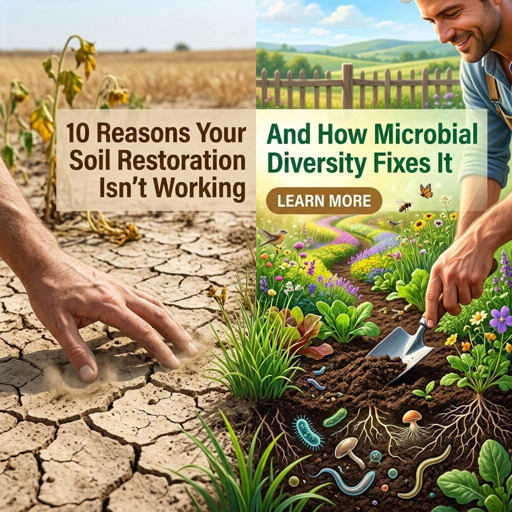 10 Reasons Your Soil Restoration Isn't Working (And How Microbial Diversity Fixes It)