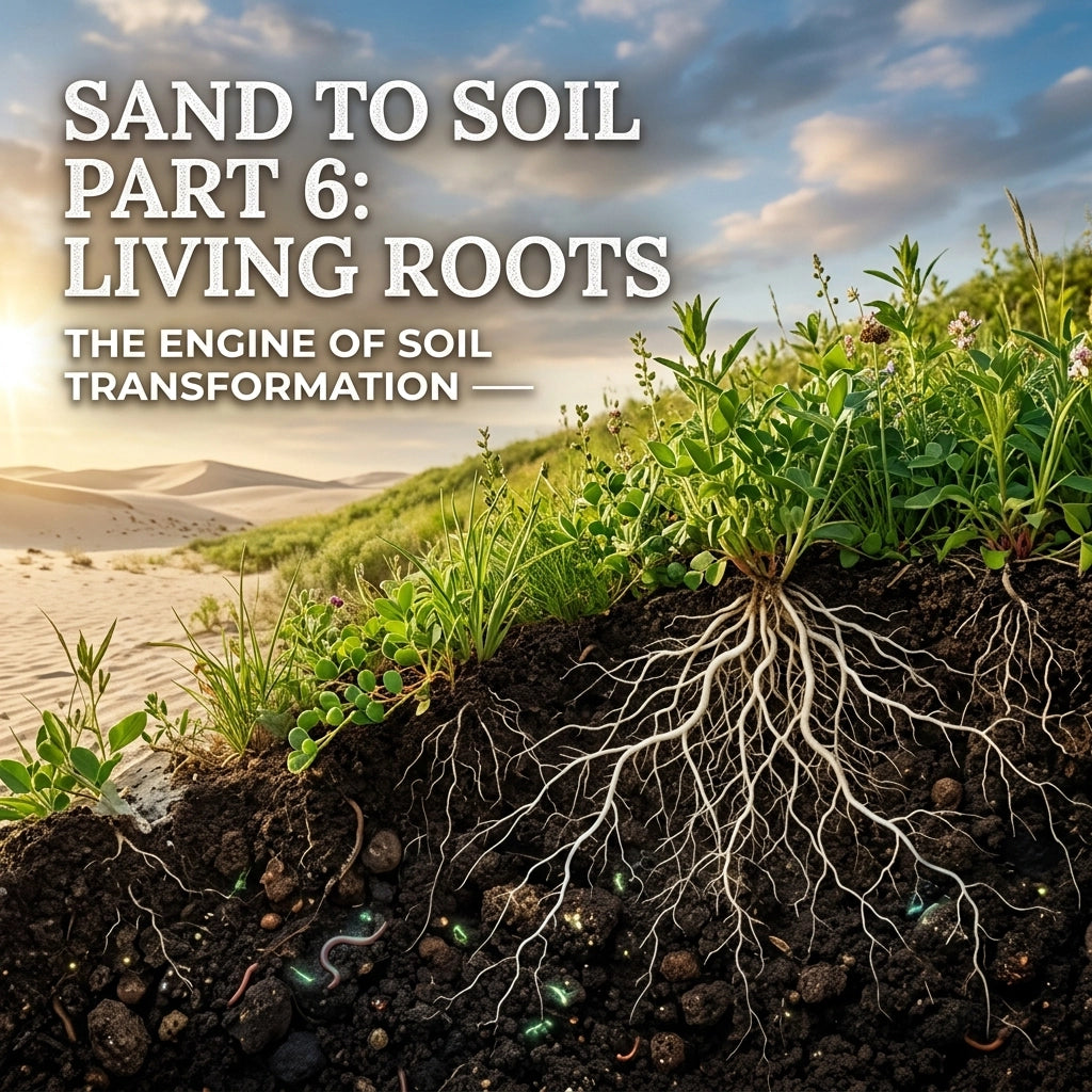 Sand to Soil Part 6: Living Roots: The Engine of Soil Transformation
