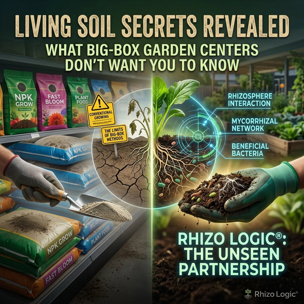 Living Soil Secrets Revealed: What Big-Box Garden Centers Don't Want You to Know About Rhizo Logic®